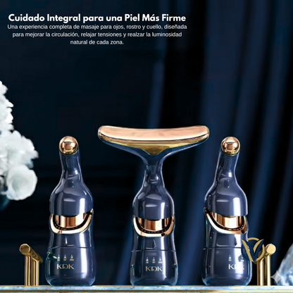 Vitta™ Masajeador Facial 3 en 1 [Firmeza y Activación Muscular]